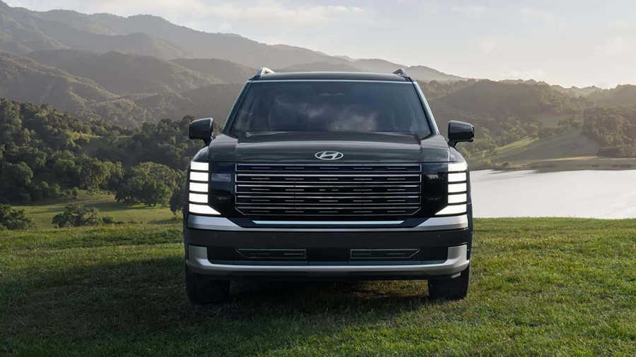 Hyundai Palisade Hybrid thế hệ mới với thiết kế đầu xe vuông vức Hyundai Palisade Hybrid thế hệ mới với thiết kế đầu xe vuông vức