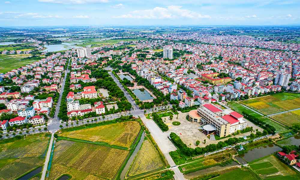 Một góc xã Yên Phong Một góc xã Yên Phong