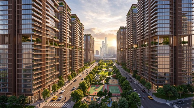 Dự án dành phần lớn quỹ đất để xây dựng không gian xanh. Ảnh minh họa: Sun Group Dự án dành phần lớn quỹ đất để xây dựng không gian xanh. Ảnh minh họa: Sun Group