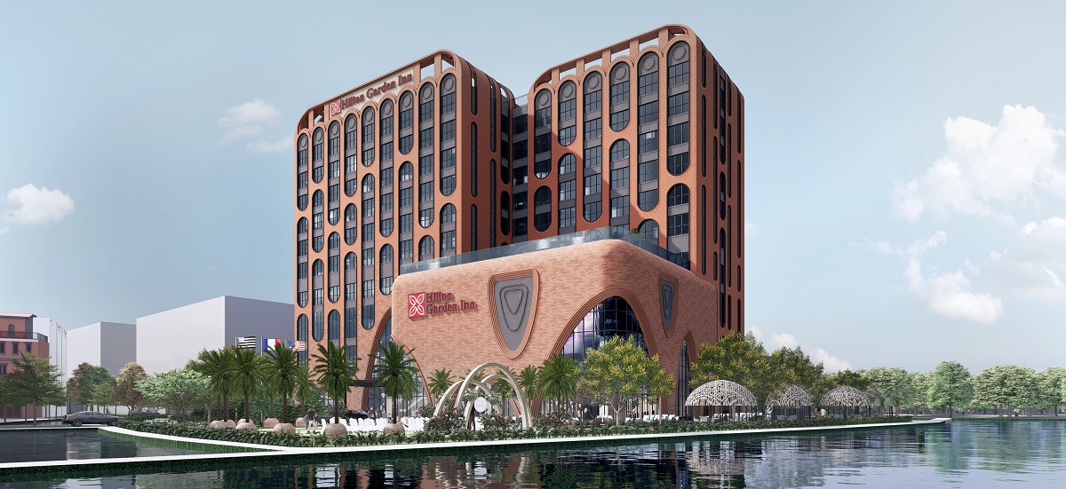 Sự hiện diện của thương hiệu kh&aacute;ch sạn quốc tế Hilton Garden Inn đầu ti&ecirc;n tại Vĩnh Long - Ảnh: T&T Group