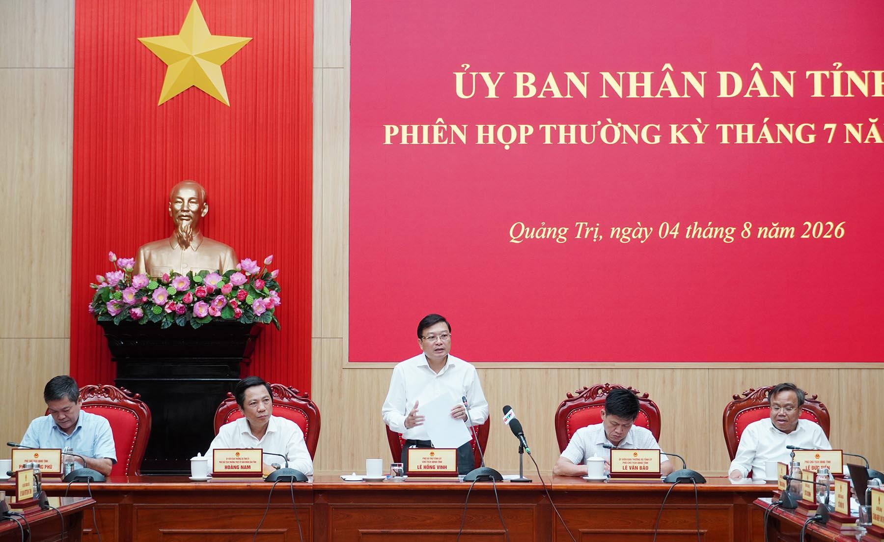 Chủ tịch UBND tỉnh Quảng Trị Lê Hồng Vinh yêu cầu các đơn vị đẩy nhanh tiến độ thực hiện các công trình, dự án trọng điểm. Chủ tịch UBND tỉnh Quảng Trị Lê Hồng Vinh yêu cầu các đơn vị đẩy nhanh tiến độ thực hiện các công trình, dự án trọng điểm.