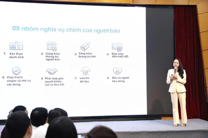 B&agrave; L&ecirc; Ho&agrave;ng Oanh, Cục trưởng Cục Thương mại điện tử v&agrave; Kinh tế số (Bộ C&ocirc;ng Thương)