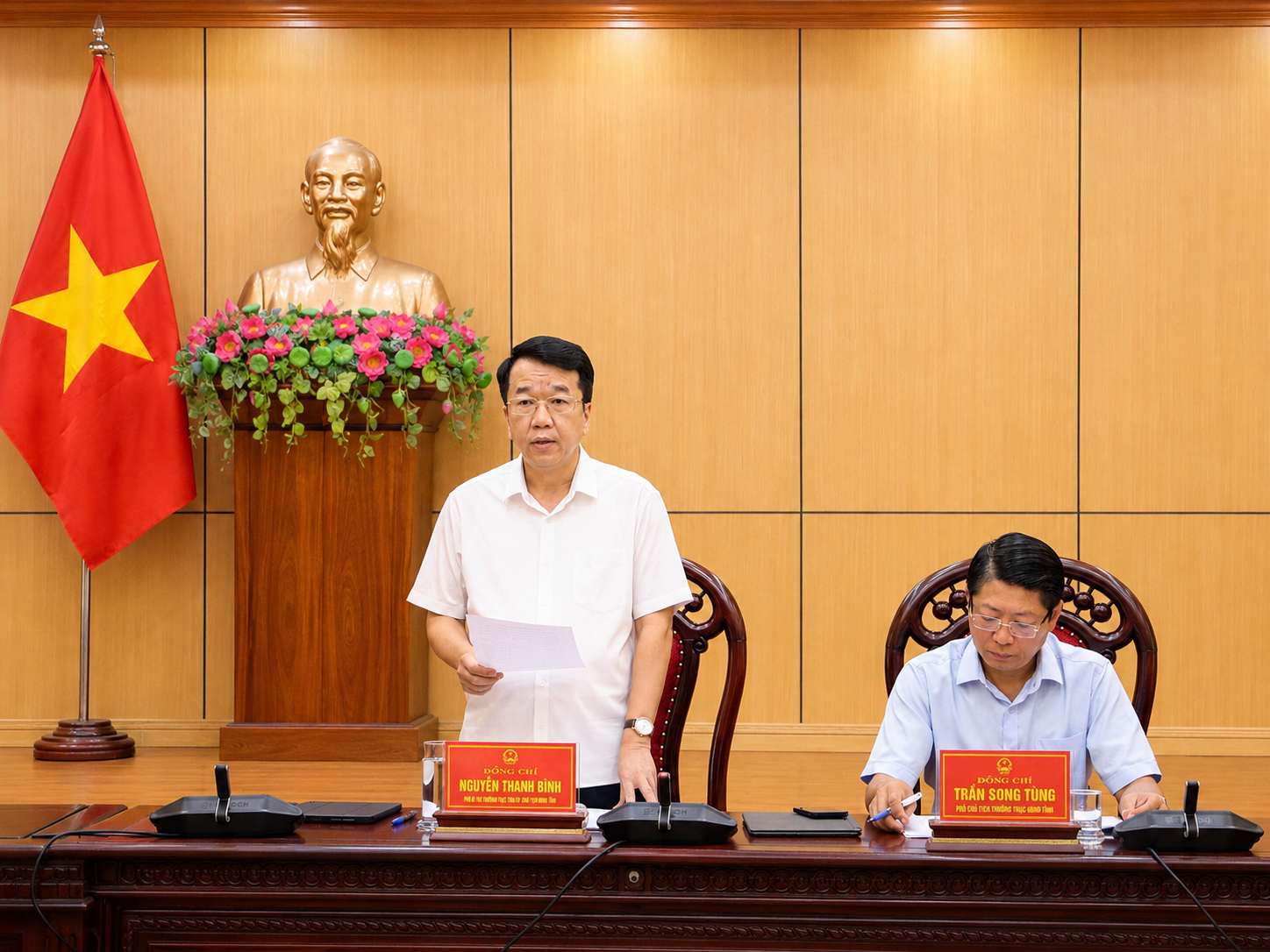 Phó Bí thư Tỉnh ủy, Chủ tịch UBND tỉnh Ninh Bình, Nguyễn Thanh Bình Phó Bí thư Tỉnh ủy, Chủ tịch UBND tỉnh Ninh Bình, Nguyễn Thanh Bình