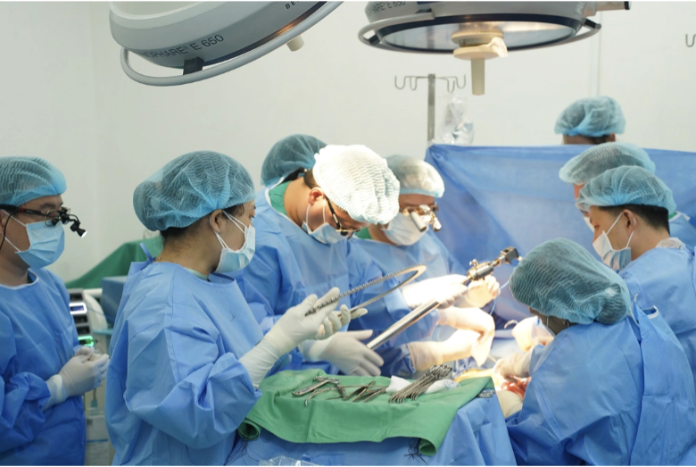 Ca ghép tạng thành công ngoài mong đợi. Ảnh BV Ca ghép tạng thành công ngoài mong đợi. Ảnh BV