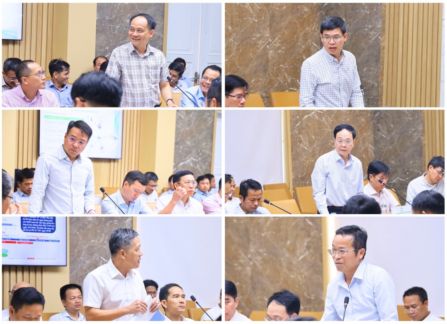 C&aacute;c đại biểu tham gia ph&aacute;t biểu tại cuộc họp