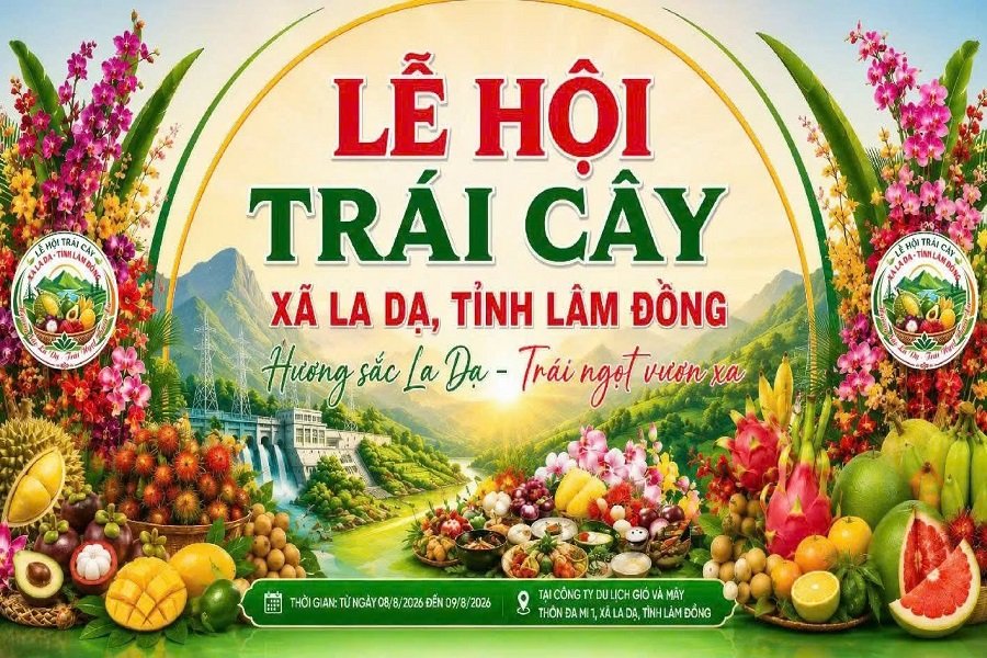 Trong hai ng&agrave;y 8 - 9/8, UBND x&atilde; La Dạ, tỉnh L&acirc;m Đồng tổ chức Lễ hội trưng b&agrave;y, giới thiệu sản phẩm OCOP, sản phẩm n&ocirc;ng nghiệp ti&ecirc;u biểu. (Ảnh: Trung t&acirc;m DVTH)