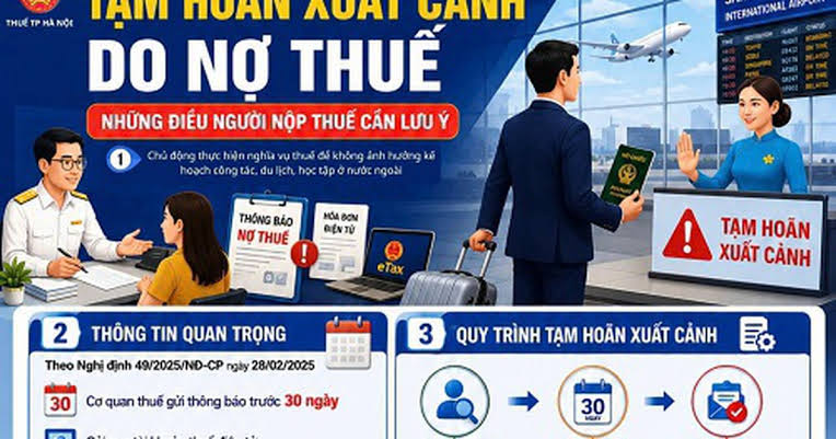 Cục Thuế hướng dẫn thống nhất quy tr&igrave;nh &aacute;p dụng tạm ho&atilde;n xuất cảnh, bảo đảm quyền, lợi &iacute;ch của người nộp thuế