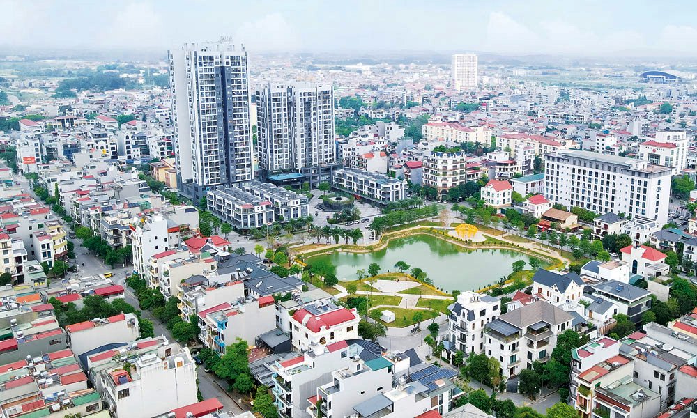 Một góc đô thị phường Võ Cường. Một góc đô thị phường Võ Cường.
