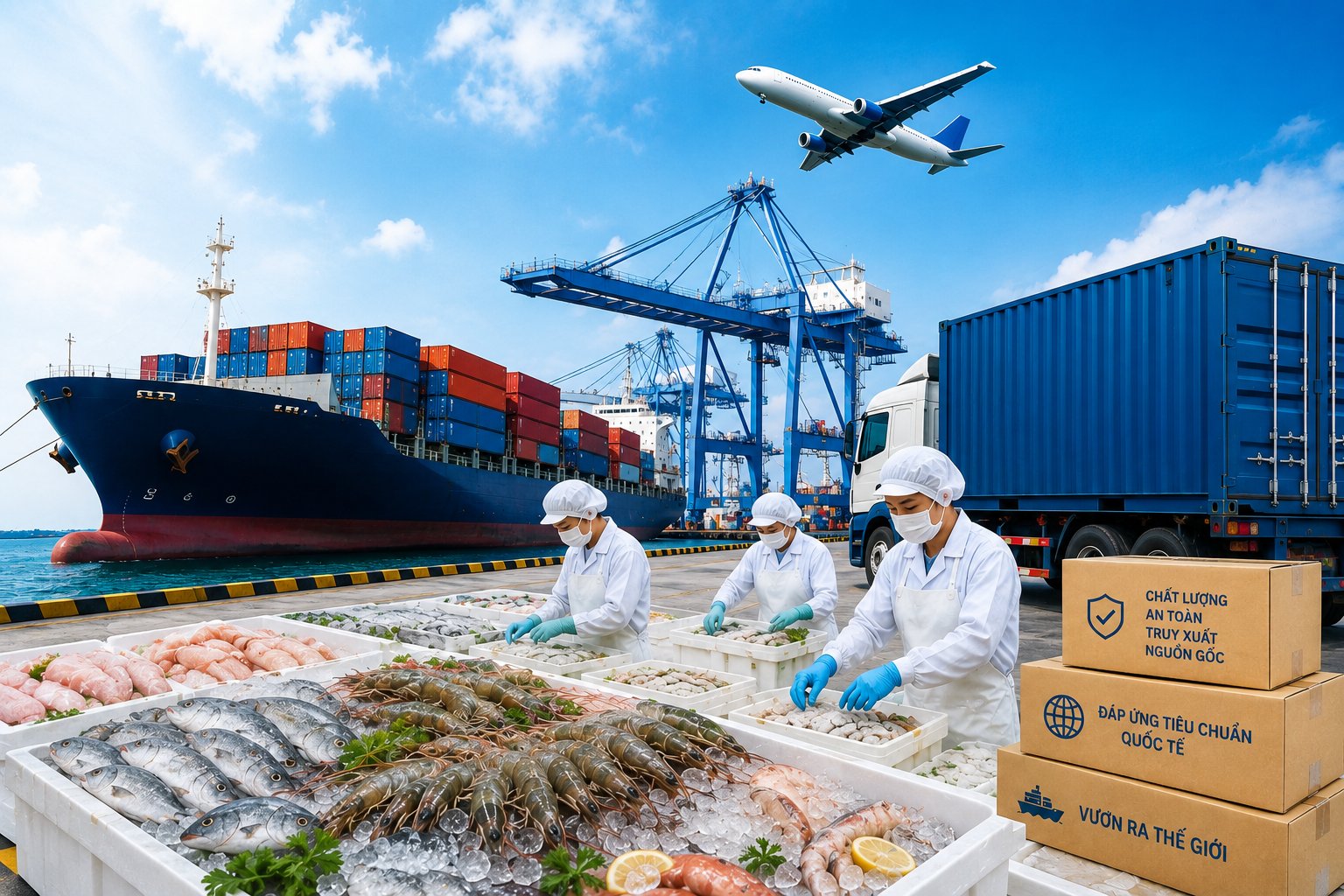 Doanh nghiệp Hà Nội tăng cường sản xuất phục vụ các đơn hàng xuất khẩu cuối năm, hướng tới hoàn thành mục tiêu kim ngạch hơn 23 tỷ USD trong năm 2026. Ảnh AI Doanh nghiệp Hà Nội tăng cường sản xuất phục vụ các đơn hàng xuất khẩu cuối năm, hướng tới hoàn thành mục tiêu kim ngạch hơn 23 tỷ USD trong năm 2026. Ảnh AI