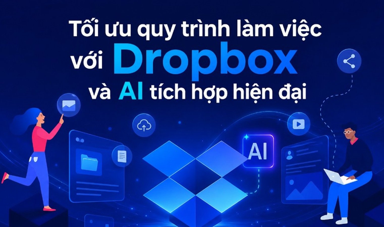 Dropbox đ&atilde; ch&iacute;nh thức mở rộng khả năng kết nối trực tiếp với c&aacute;c m&ocirc; h&igrave;nh AI phổ biến như ChatGPT, Claude v&agrave; Gemini