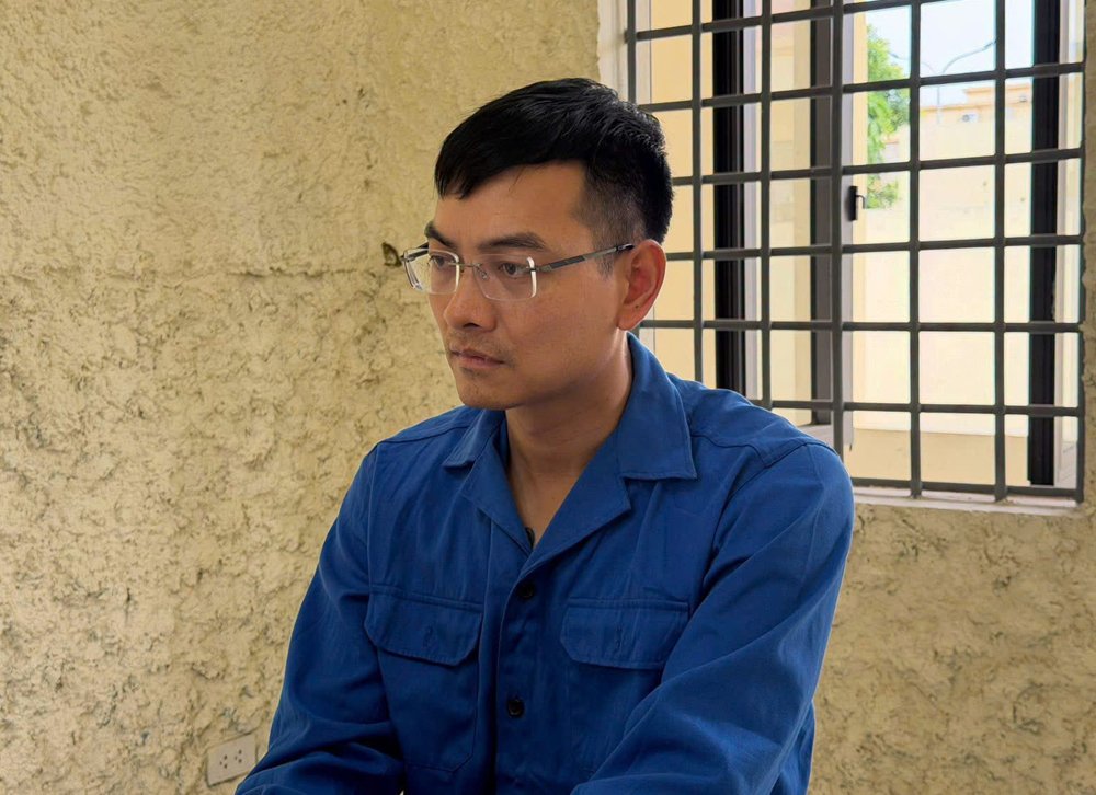Bị can Hồ Văn Khoa. Ảnh Thành Văn Bị can Hồ Văn Khoa. Ảnh Thành Văn