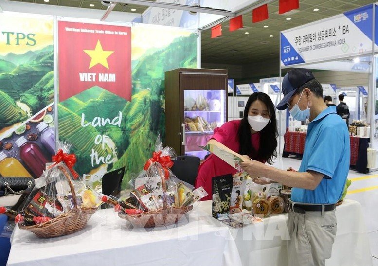 Đổi mới phương thức x&uacute;c tiến thương mại được kỳ vọng gi&uacute;p doanh nghiệp Việt Nam n&acirc;ng cao năng lực cạnh tranh v&agrave; mở rộng thị phần tại H&agrave;n Quốc. Ảnh: TTXVN