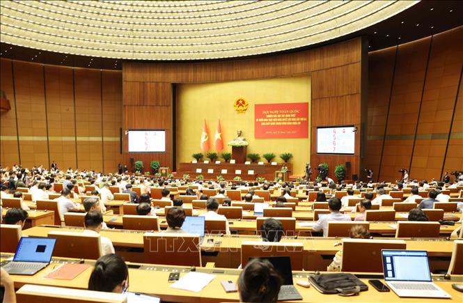 Hội nghị toàn quốc nghiên cứu, học tập, quán triệt và triển khai thực hiện Nghị quyết Hội nghị lần thứ ba Ban Chấp hành Trung ương Đảng khóa XIV. Ảnh: Phương Hoa/TTXVN Hội nghị toàn quốc nghiên cứu, học tập, quán triệt và triển khai thực hiện Nghị quyết Hội nghị lần thứ ba Ban Chấp hành Trung ương Đảng khóa XIV. Ảnh: Phương Hoa/TTXVN
