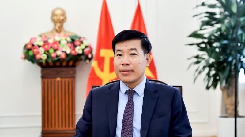 Đồng ch&iacute; Nguyễn Mạnh Cường, Ủy vi&ecirc;n Trung ương Đảng, Ph&oacute; B&iacute; thư Thường trực Đảng ủy, Thứ trưởng Ngoại giao. (Ảnh: Bộ Ngoại giao Việt Nam)