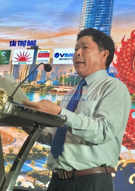 &Ocirc;ng Nguyễn Đức To&agrave;n ph&aacute;t biểu tại Lễ Tổng kết. Ảnh: VH
