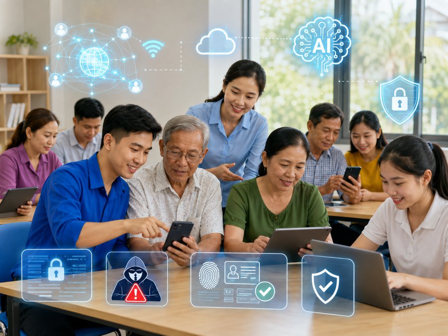 C&agrave; Mau đẩy mạnh &ldquo;B&igrave;nh d&acirc;n học vụ số&rdquo;, ch&uacute; trọng kỹ năng AI v&agrave; ph&ograve;ng chống lừa đảo mạng