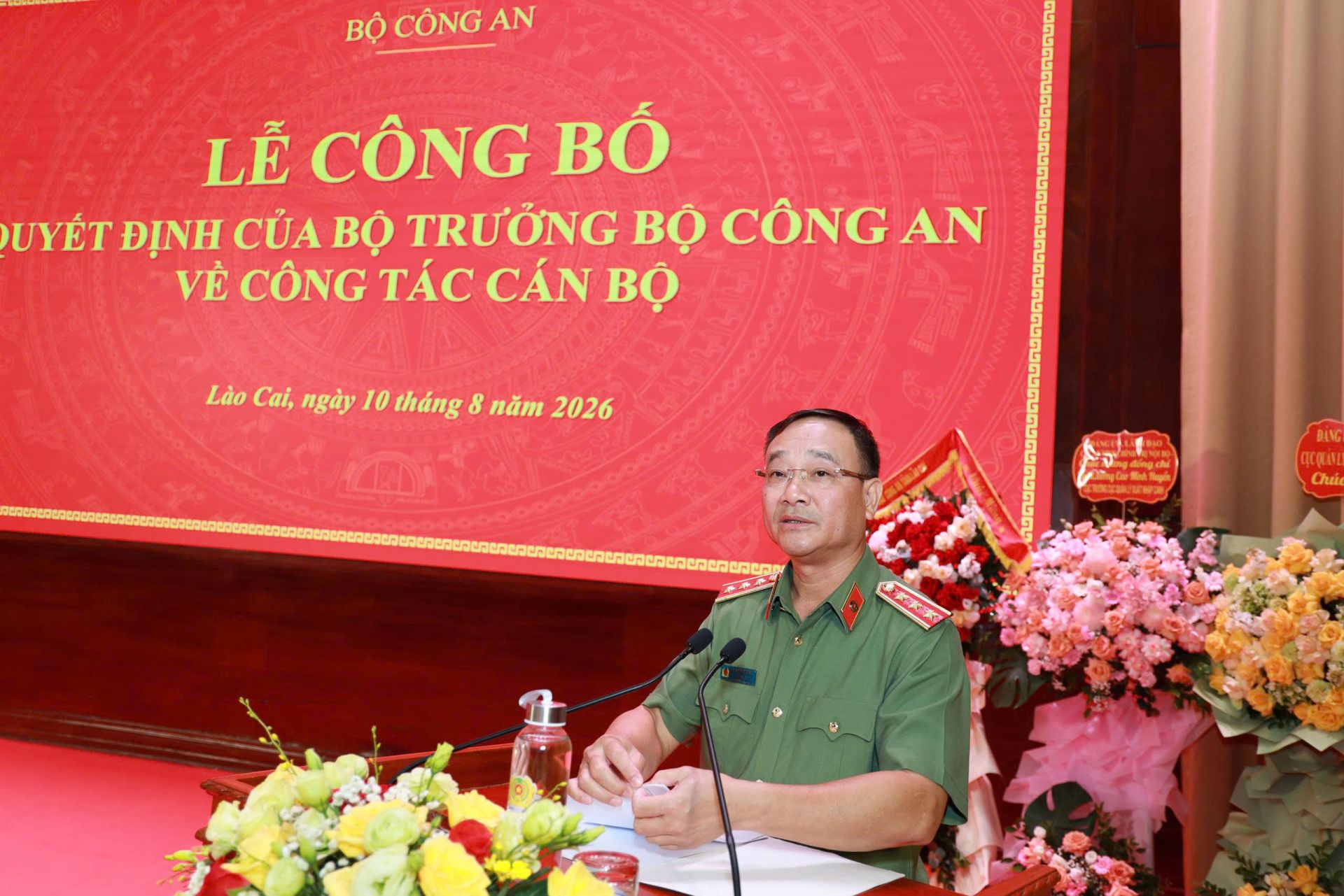 Thứ trưởng Phạm Thế Tùng phát biểu tại buổi lễ Thứ trưởng Phạm Thế Tùng phát biểu tại buổi lễ
