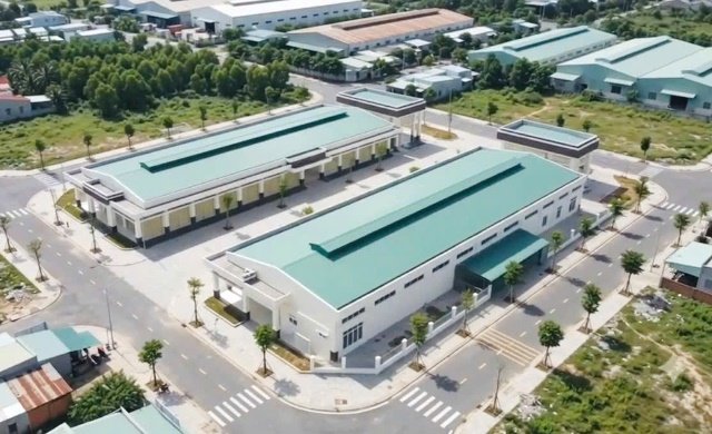 To&agrave;n cảnh chợ mới Ho&agrave; Hiệp, phường Hải V&acirc;n.