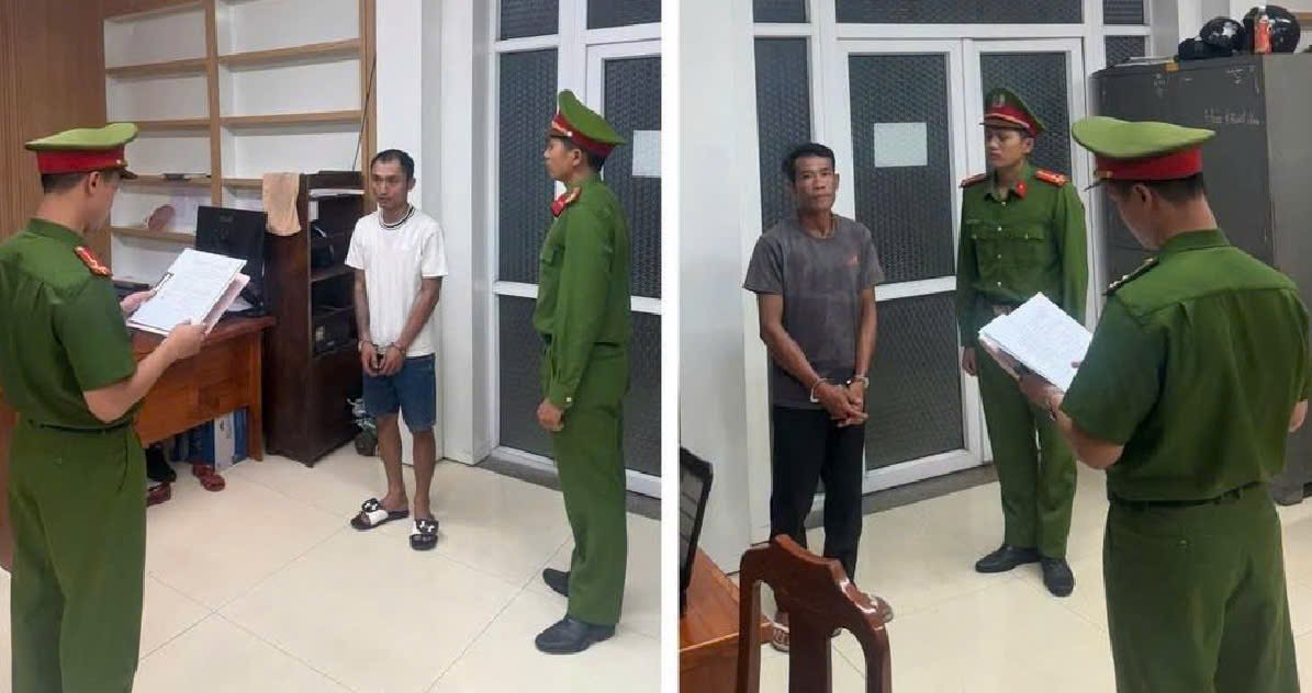 Công an phường Hòa Khánh làm việc với các đối tượng liên quan đến vụ việc. (Ảnh: CACC) Công an phường Hòa Khánh làm việc với các đối tượng liên quan đến vụ việc. (Ảnh: CACC)