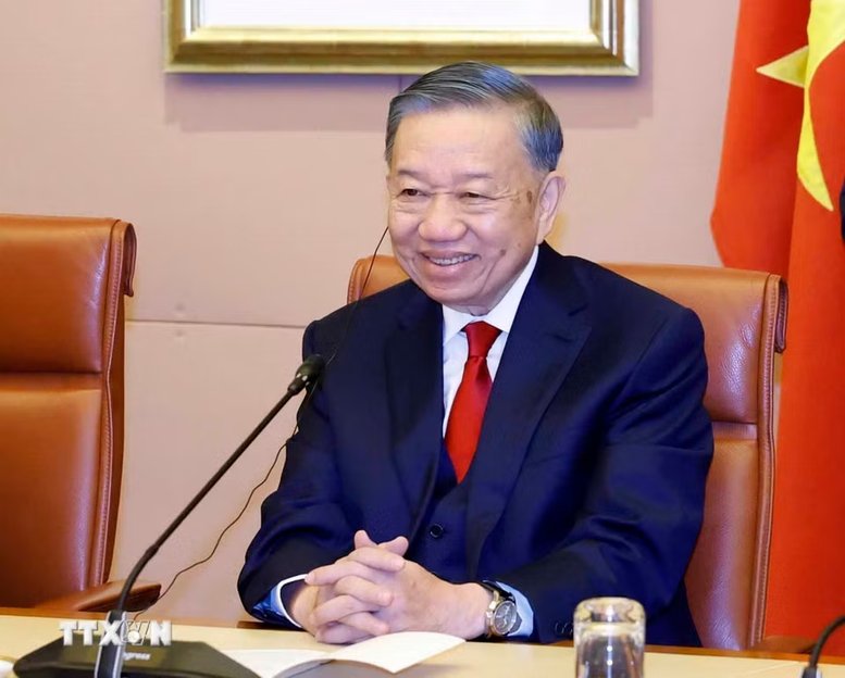 Tổng Bí thư, Chủ tịch nước Tô Lâm phát biểu tại hội đàm chính thức với Thủ tướng Australia Anthony Albanese - Ảnh: TTXVN Tổng Bí thư, Chủ tịch nước Tô Lâm phát biểu tại hội đàm chính thức với Thủ tướng Australia Anthony Albanese - Ảnh: TTXVN