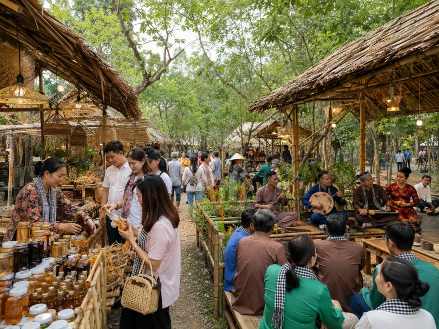 Song song sản phẩm du lịch ban đêm, Cà Mau sẽ phát triển Phiên chợ cuối tuần rừng U Minh Hạ, gồm “Chợ ký ức U Minh”, “Đường sách nhỏ U Minh”... Song song sản phẩm du lịch ban đêm, Cà Mau sẽ phát triển Phiên chợ cuối tuần rừng U Minh Hạ, gồm “Chợ ký ức U Minh”, “Đường sách nhỏ U Minh”...