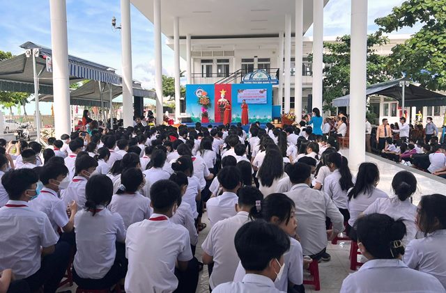 Trường THCS Đàm Quang Trung, phường Hải Vân, TP. Đà Nẵng. Ảnh: Hoàng Hữu Quyết. Trường THCS Đàm Quang Trung, phường Hải Vân, TP. Đà Nẵng. Ảnh: Hoàng Hữu Quyết.