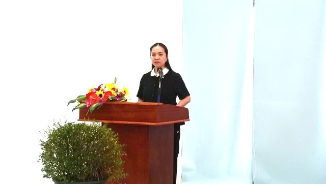 Bà Nguyễn Thị Hoài An, Phó Giám đốc Sở Văn hóa, Thể thao và Du lịch TP. Đà Nẵng phát biểu tại Hội thảo. Bà Nguyễn Thị Hoài An, Phó Giám đốc Sở Văn hóa, Thể thao và Du lịch TP. Đà Nẵng phát biểu tại Hội thảo.