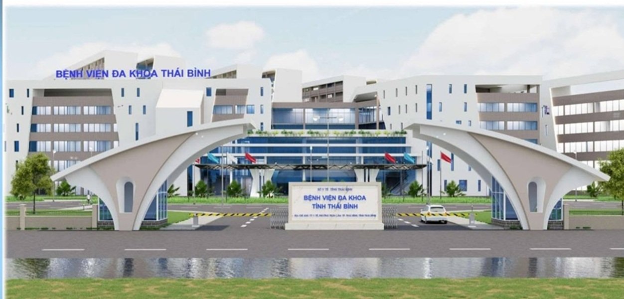Phối cảnh kiến trúc Bệnh viện Đa khoa tỉnh Thái Bình mớ Phối cảnh kiến trúc Bệnh viện Đa khoa tỉnh Thái Bình mớ