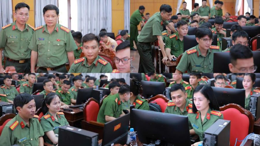 C&aacute;c học vi&ecirc;n được hướng dẫn cụ thể, trực tiếp thực h&agrave;nh, trao đổi v&agrave; giải đ&aacute;p những kh&oacute; khăn, vướng mắc
