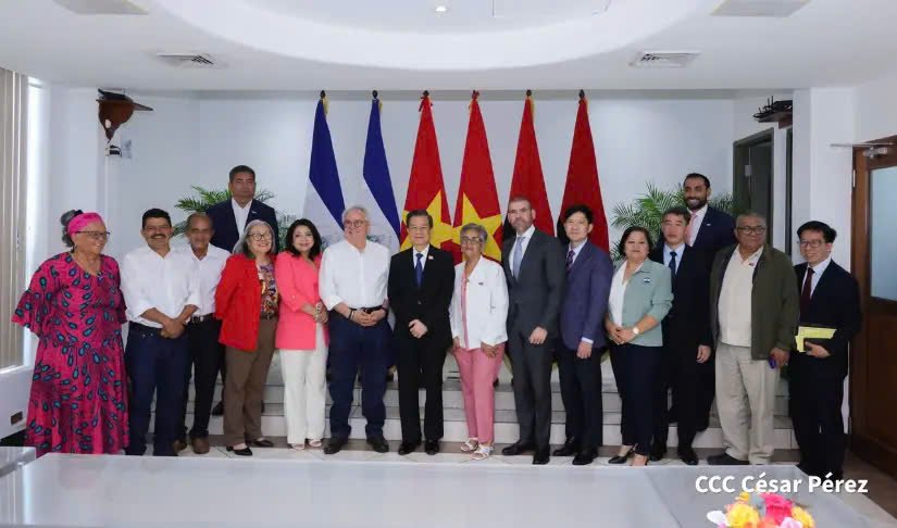 Đo&agrave;n Đảng C&ocirc;̣ng sản Việt Nam l&agrave;m việc với Quốc hội Nicaragua v&agrave; Nh&oacute;m Nghị sỹ Hữu nghị Nicaragua - Vietnam