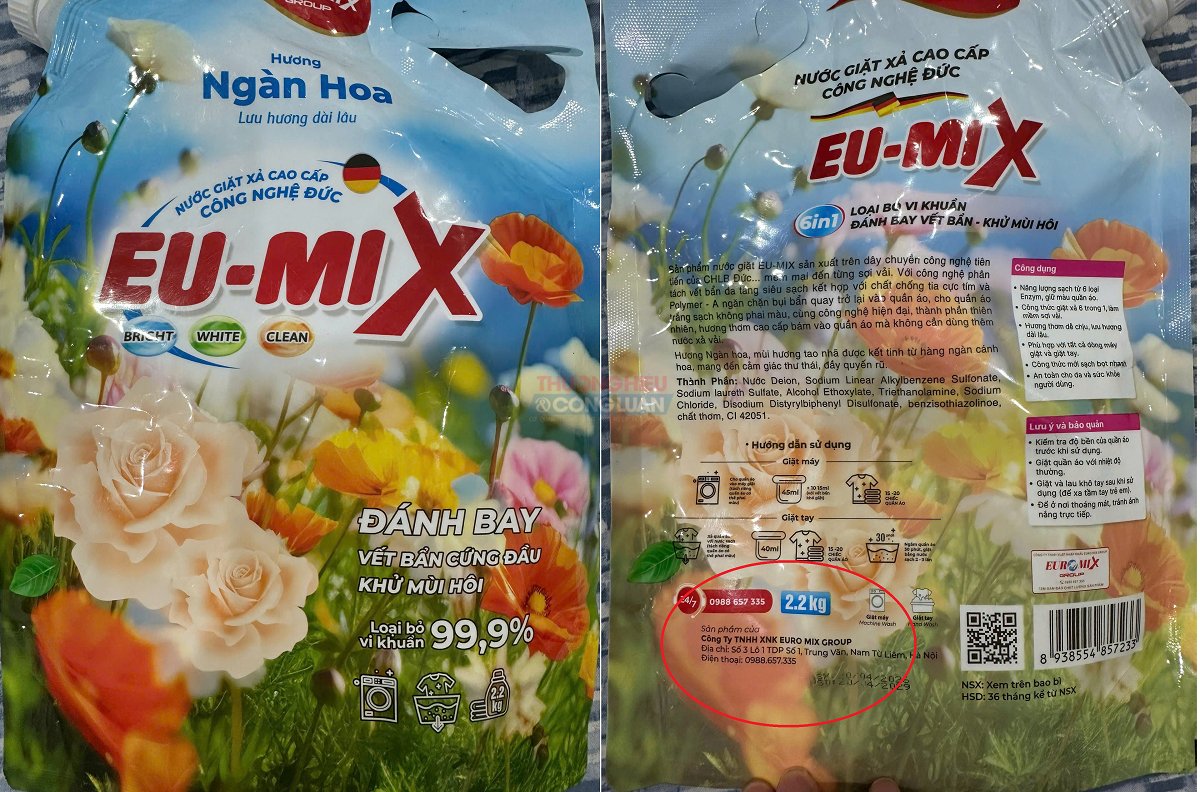 Bao bì sản phẩm chỉ thể hiện duy nhất thông tin đơn vị sở hữu sản phẩm Bao bì sản phẩm chỉ thể hiện duy nhất thông tin đơn vị sở hữu sản phẩm