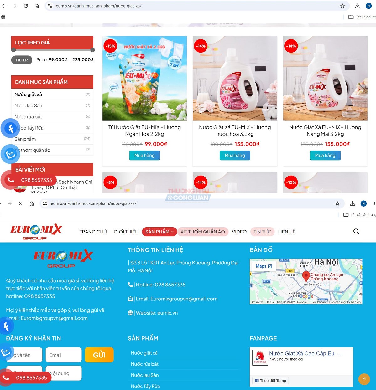 Trên website ghi đơn vị sở hữu là Công ty có thể hiện giỏ hàng mua sắm, nhưng tuyệt nhiên không thấy dấu hiệu của việc đã thông báo với Bộ Công Thương. Ảnh: Chụp từ màn hình Trên website ghi đơn vị sở hữu là Công ty có thể hiện giỏ hàng mua sắm, nhưng tuyệt nhiên không thấy dấu hiệu của việc đã thông báo với Bộ Công Thương. Ảnh: Chụp từ màn hình