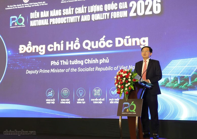 Phó Thủ tướng nhấn mạnh ba định hướng lớn để nâng cao năng suất - Ảnh: chinhphu.vn/Gia Huy Phó Thủ tướng nhấn mạnh ba định hướng lớn để nâng cao năng suất - Ảnh: chinhphu.vn/Gia Huy