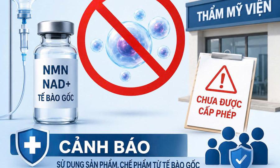 H&agrave; Nội cảnh b&aacute;o dịch vụ l&agrave;m đẹp, chăm s&oacute;c sức khỏe sử dụng tế b&agrave;o gốc chưa được cấp ph&eacute;p.