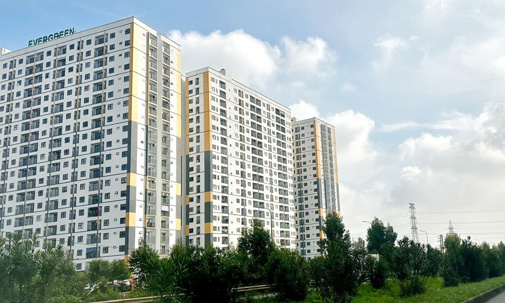 Dự &aacute;n nh&agrave; ở x&atilde; hội Evergreen, phường Nếnh.