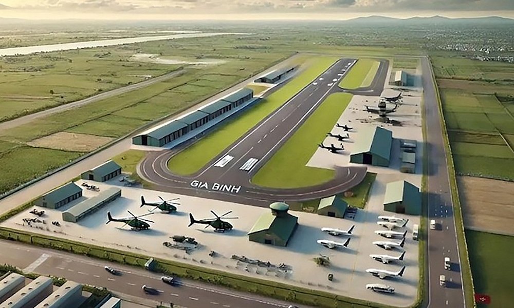 Mô phỏng Sân bay Gia Bình. Mô phỏng Sân bay Gia Bình.