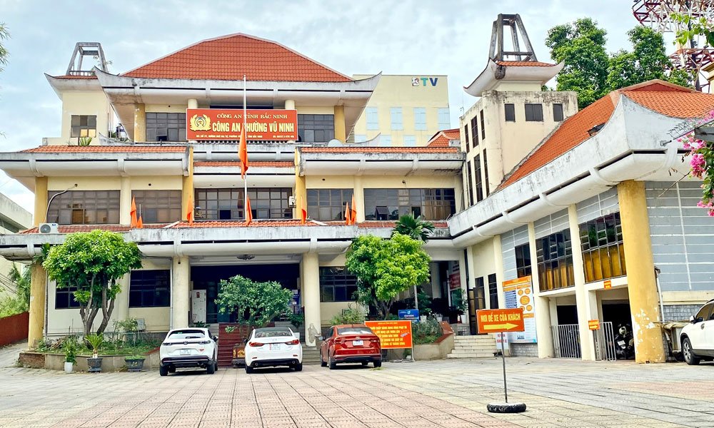 Trụ sở Đ&agrave;i ph&aacute;t thanh v&agrave; truyền h&igrave;nh Bắc Ninh cũ chuyển c&ocirc;ng năng th&agrave;nh trụ sở c&ocirc;ng an phường Vũ Ninh.