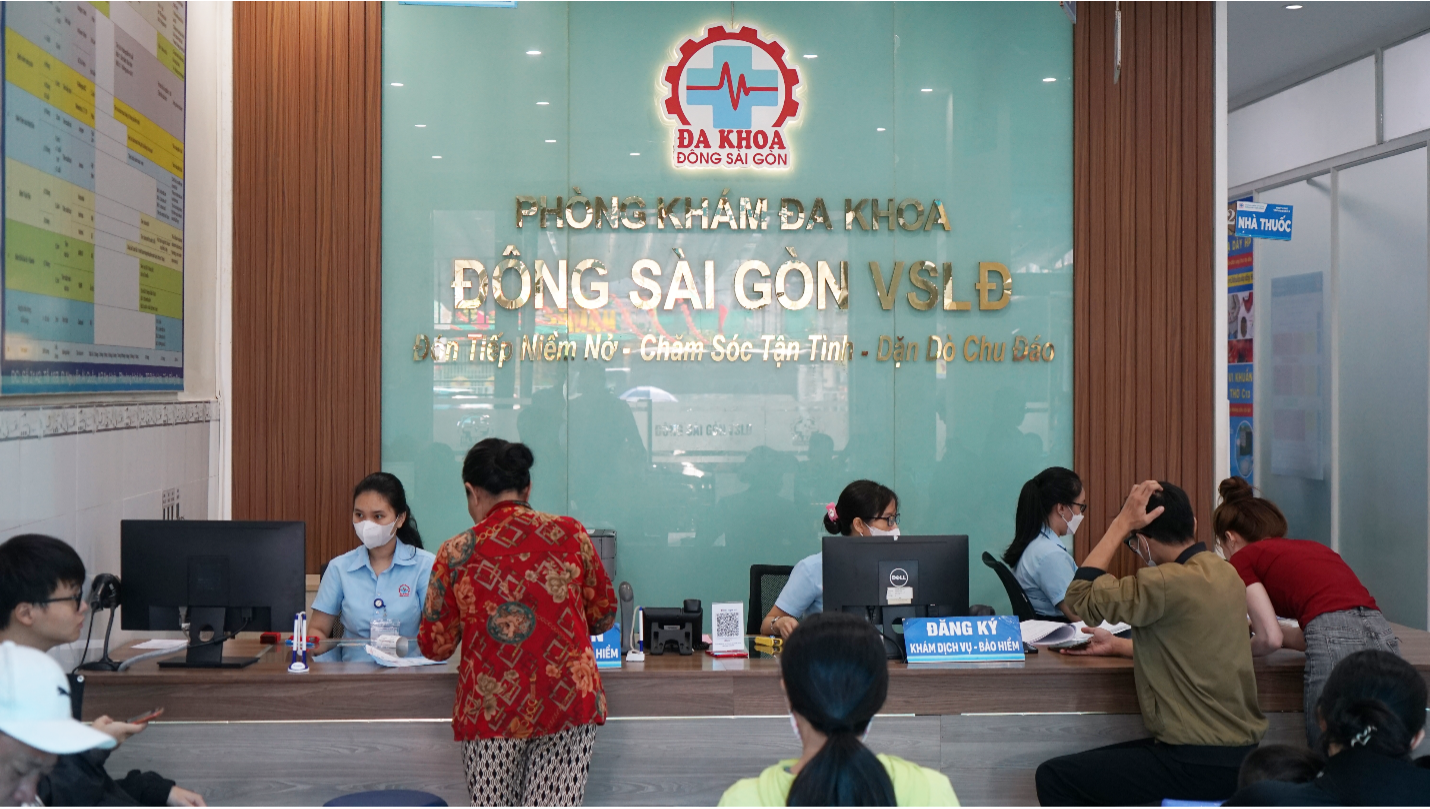 Phòng khám Đa khoa Đông Sài Gòn – điểm khám sáng ngày 13-8-2026. Ảnh: Thành Đạt Phòng khám Đa khoa Đông Sài Gòn – điểm khám sáng ngày 13-8-2026. Ảnh: Thành Đạt