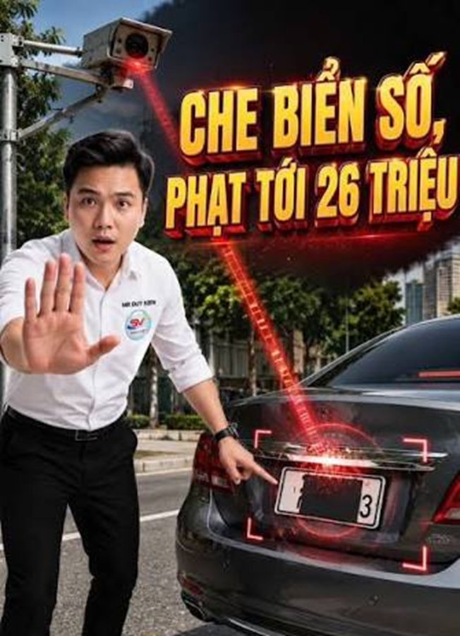 ô tô có hành vi sử dụng chất liệu, vật liệu hoặc thiết bị công nghệ nhằm làm thay đổi khả năng nhận diện thông tin biển số của phương tiện đối với các thiết bị kỹ thuật nghiệp vụ sẽ bị áp dụng mức xử phạt tiền từ 20 đến 26 triệu đồng ô tô có hành vi sử dụng chất liệu, vật liệu hoặc thiết bị công nghệ nhằm làm thay đổi khả năng nhận diện thông tin biển số của phương tiện đối với các thiết bị kỹ thuật nghiệp vụ sẽ bị áp dụng mức xử phạt tiền từ 20 đến 26 triệu đồng