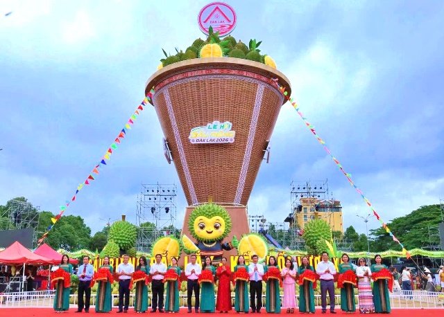 Đắk Lắk khai mạc Lễ hội thương hiệu Sầu riêng năm 2026. Đắk Lắk khai mạc Lễ hội thương hiệu Sầu riêng năm 2026.