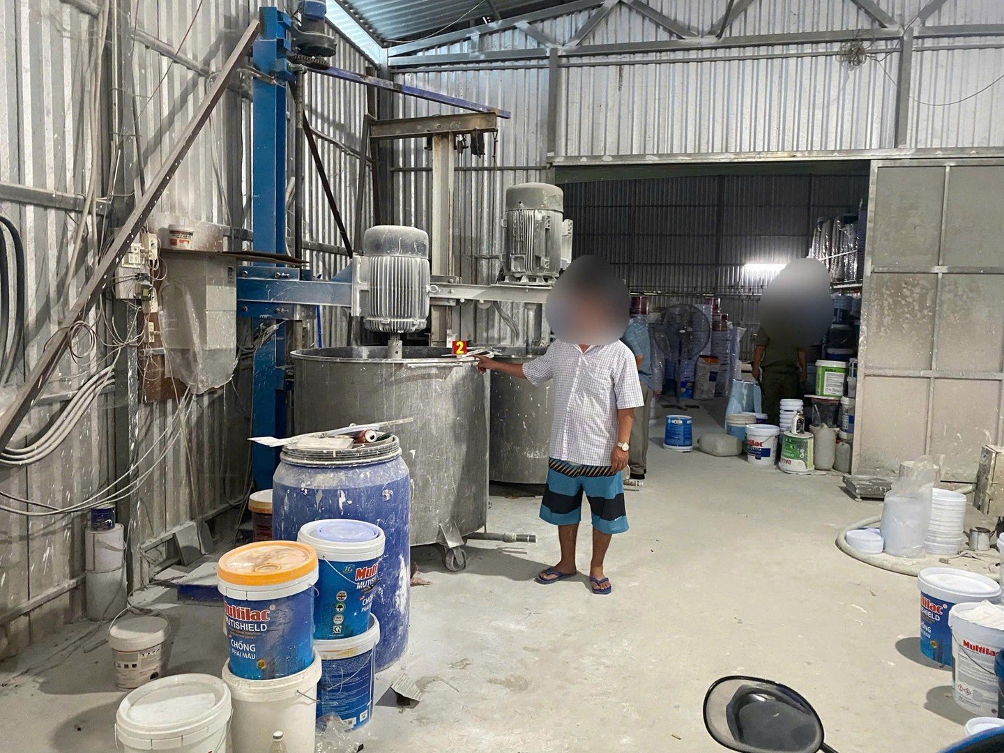 Hiện trường vụ việc ghi nhận được. Ảnh: Công an cung cấp Hiện trường vụ việc ghi nhận được. Ảnh: Công an cung cấp