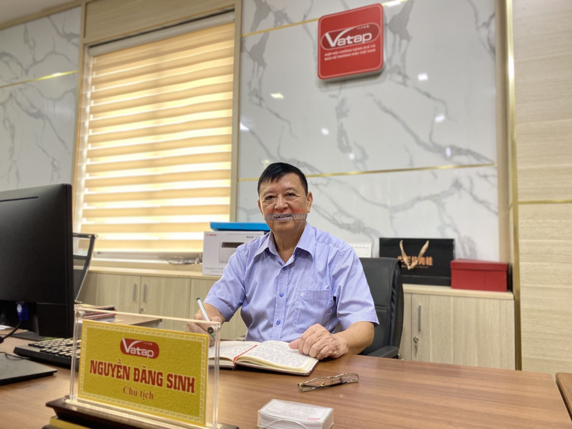&Ocirc;ng Nguyễn Đăng Sinh, Chủ tịch Hiệp hội Chống h&agrave;ng giả v&agrave; Bảo vệ thương hiệu Việt Nam (VATAP)