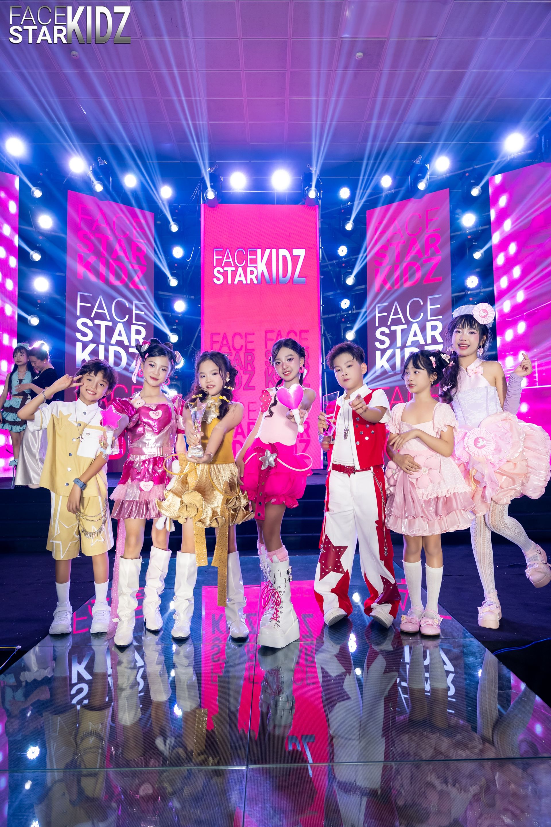 Một số h&igrave;nh ảnh đ&ecirc;m chung kết Face Star Kidz 2026