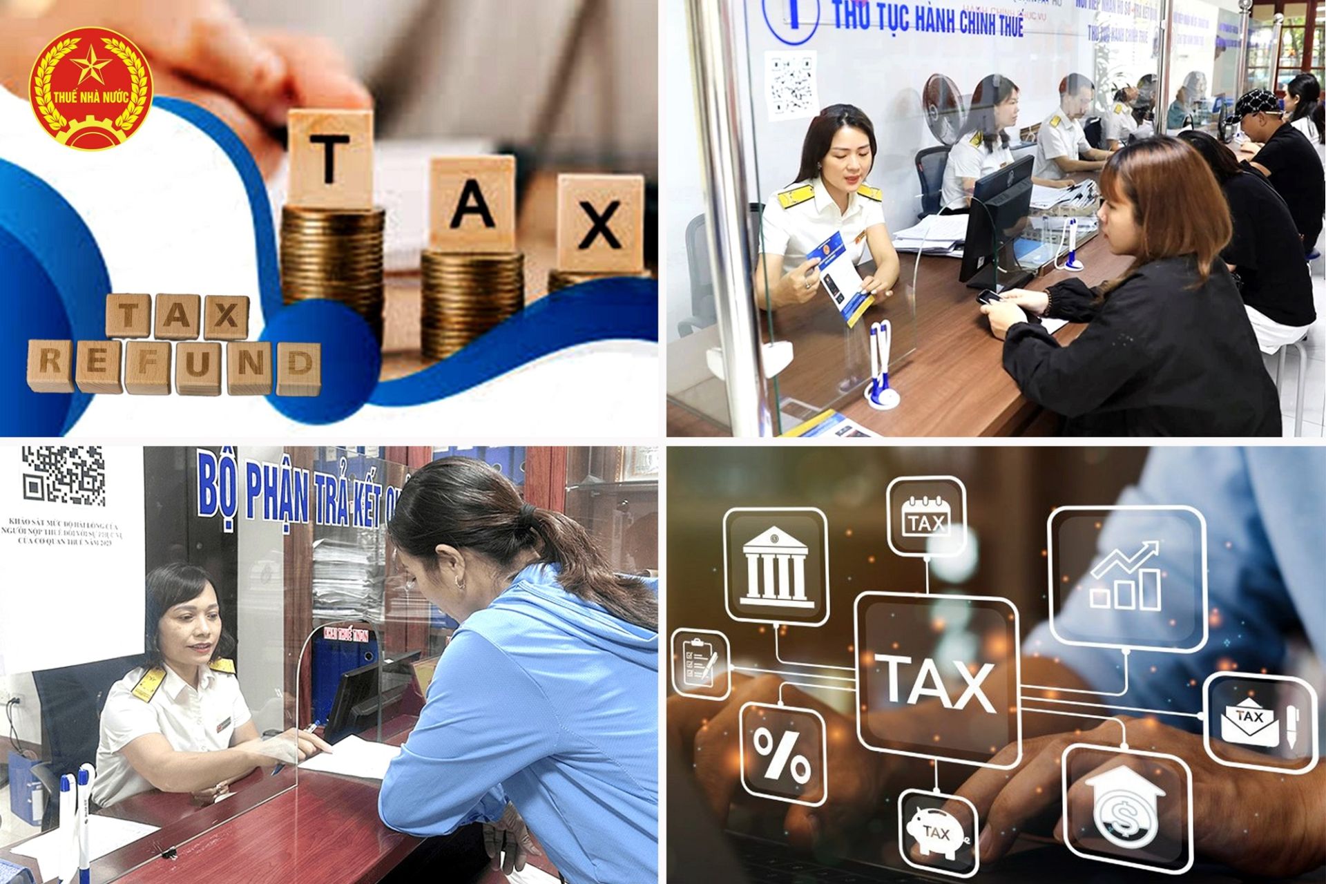 Ngành Thuế tập trung triển khai đồng bộ nhiều giải pháp để hỗ trợ hoàn thuế GTGT kịp thời, đúng quy định pháp luật. Ảnh: gdt.gov.vn Ngành Thuế tập trung triển khai đồng bộ nhiều giải pháp để hỗ trợ hoàn thuế GTGT kịp thời, đúng quy định pháp luật. Ảnh: gdt.gov.vn