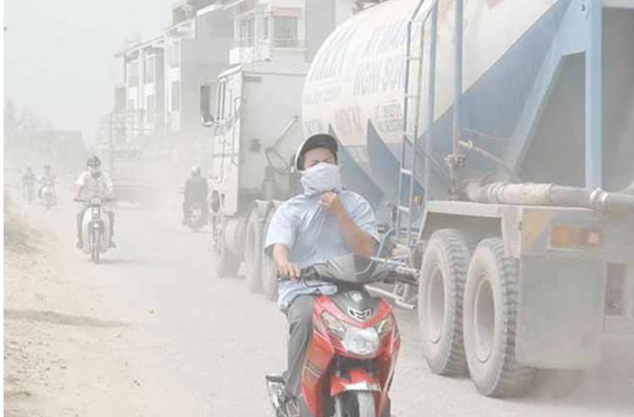 Kh&oacute;i bụi, &ocirc; nhiễm l&agrave;m tăng nguy cơ vi&ecirc;m thanh quản