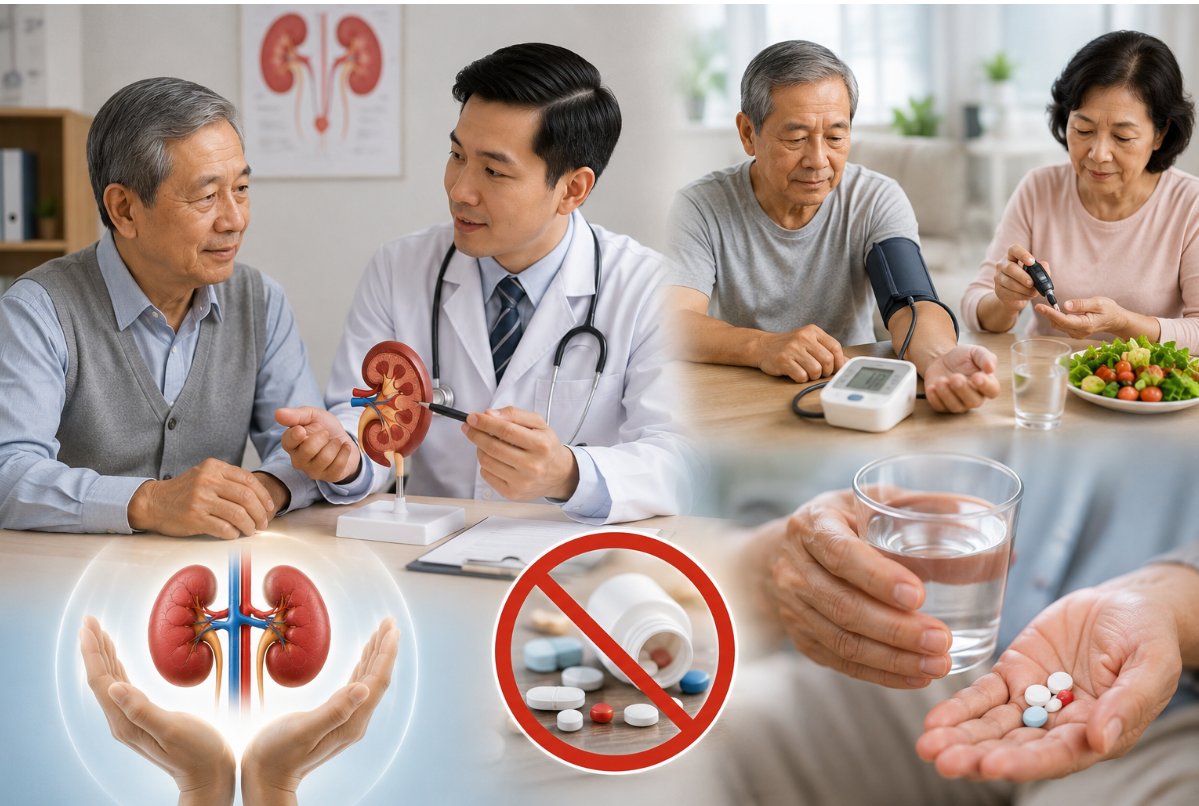 Cần kết hợp nhiều yếu tố c&ugrave;ng l&uacute;c để bảo vệ thận
