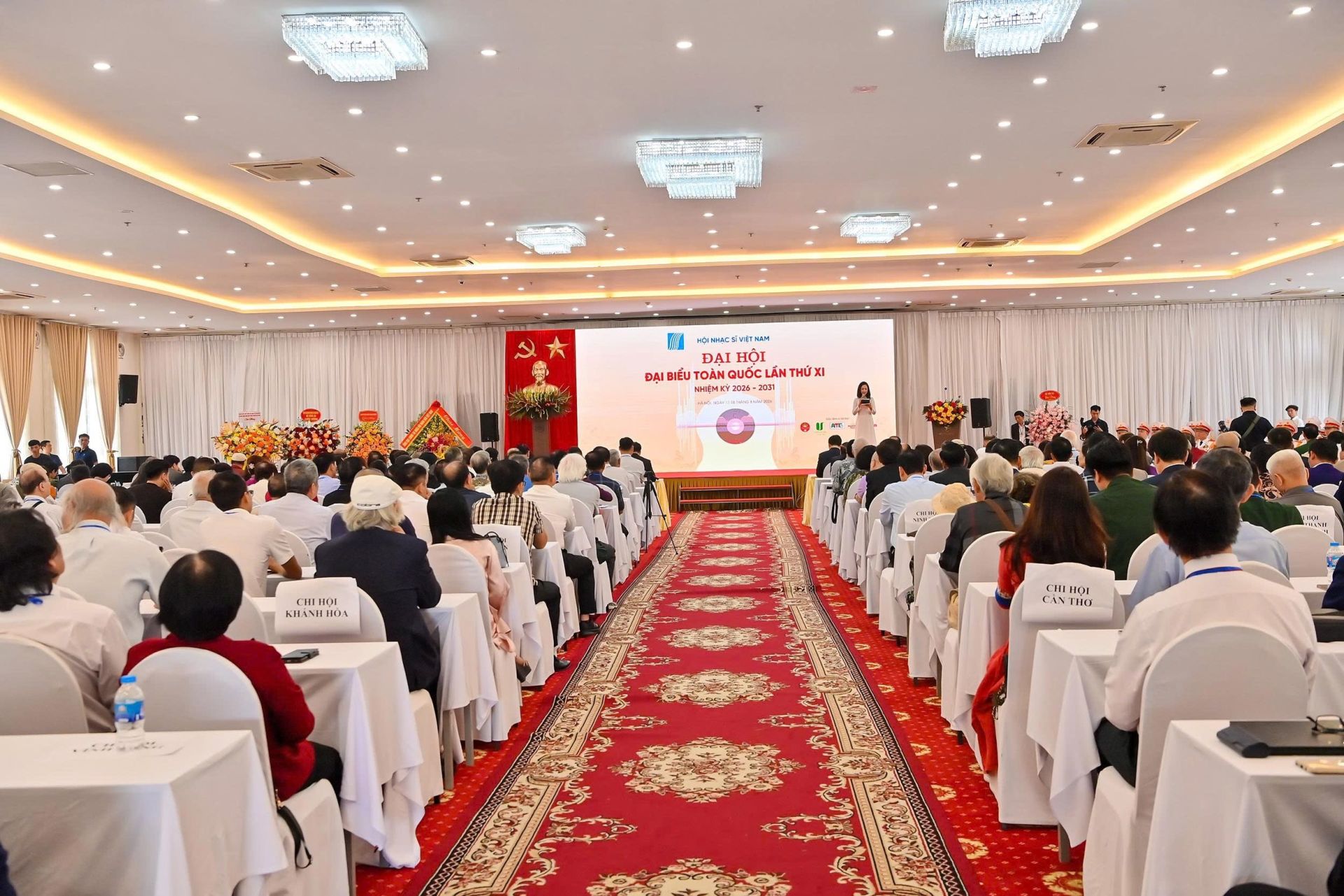 Toàn cảnh Đại hội đại biểu toàn quốc Hội Nhạc sĩ Việt Nam, nhiệm kỳ 2026 - 2031. Toàn cảnh Đại hội đại biểu toàn quốc Hội Nhạc sĩ Việt Nam, nhiệm kỳ 2026 - 2031.