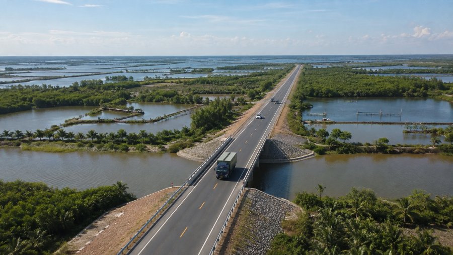 Cà Mau thông qua dự án đường ven biển hơn 3.766 tỷ đồng, kết nối trục Nam Sông Hậu Cà Mau thông qua dự án đường ven biển hơn 3.766 tỷ đồng, kết nối trục Nam Sông Hậu
