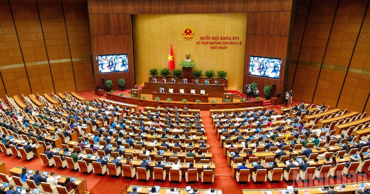 Kỳ họp không thường lệ thứ nhất, Quốc hội khóa XVI. (Ảnh: THỦY NGUYÊN) Kỳ họp không thường lệ thứ nhất, Quốc hội khóa XVI. (Ảnh: THỦY NGUYÊN)
