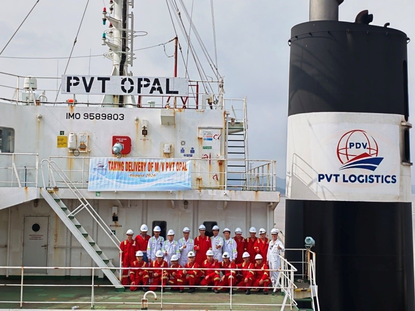 PVT Logistics nhận b&agrave;n giao t&agrave;u PVT Opal
